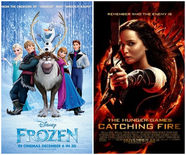  Filme de animação «Frozen» bate o tão esperado «The Hunger Games» nos cinemas