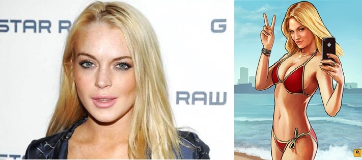  Lindsay Lohan pode processar Rockstart por semelhanças em «GTA V»