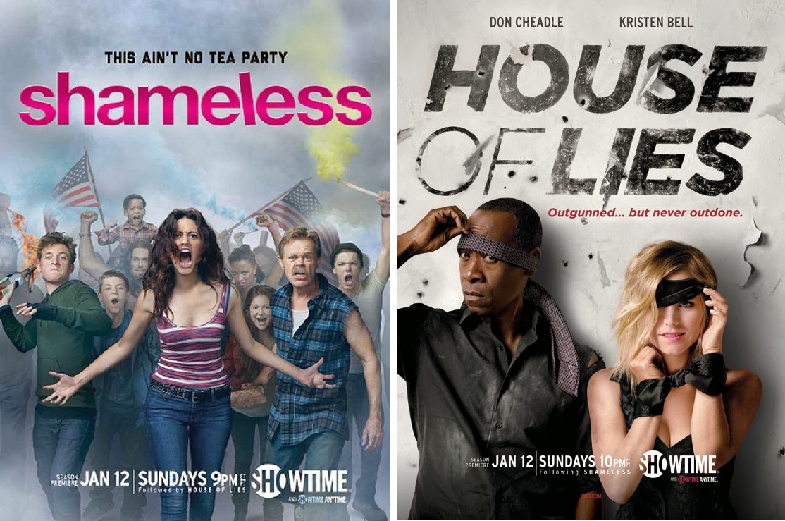  Canal Showtime renova «Shameless» e «House of Lies»