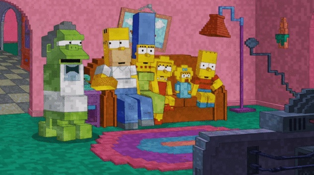  «The Simpsons» com Intro em versão «Minecraft» [com trailer]