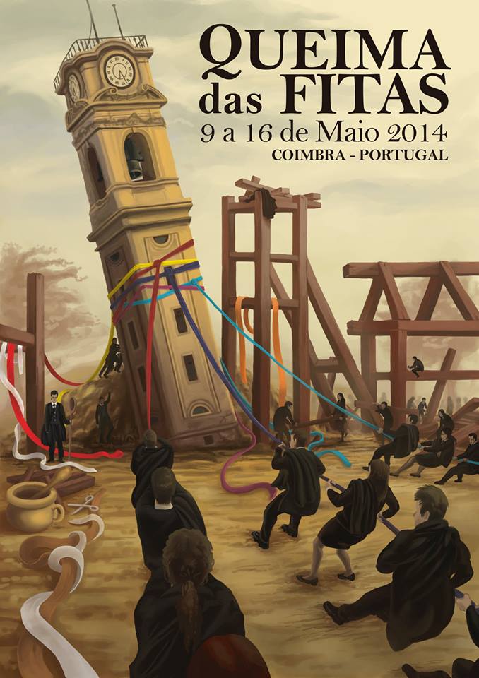  Revelado cartaz completo da «Queima das Fitas de Coimbra 2014»