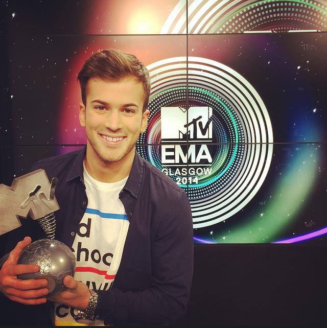  David Carreira vence o «MTV Best Portuguese Act» nos «MTV EMA 2014»
