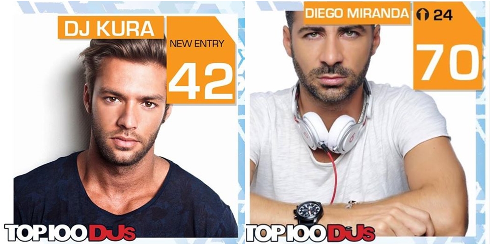  Kura e Diego Miranda presentes no «Top 100 DJ Mag 2014»