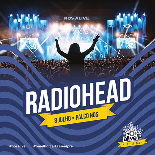  Radiohead confirmados no NOS Alive