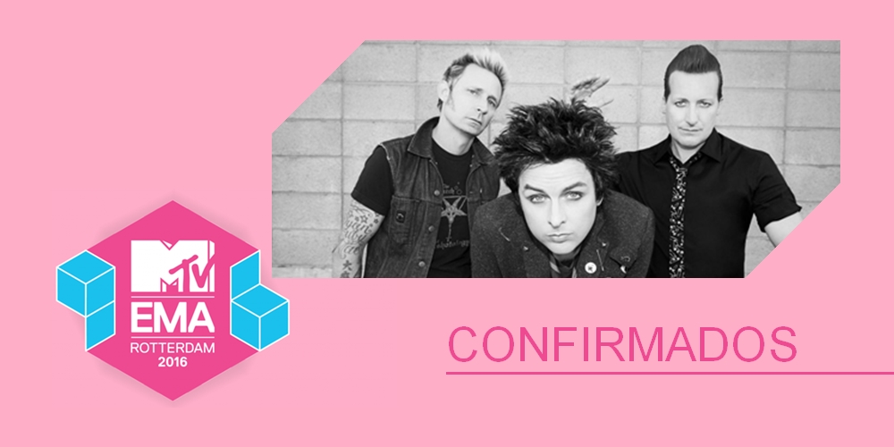  «MTV EMA’s 2016»: Green Day serão homenageados com o Global Icon