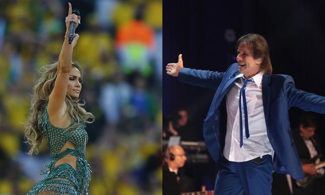  Jennifer Lopez canta em português ao lado de Roberto Carlos
