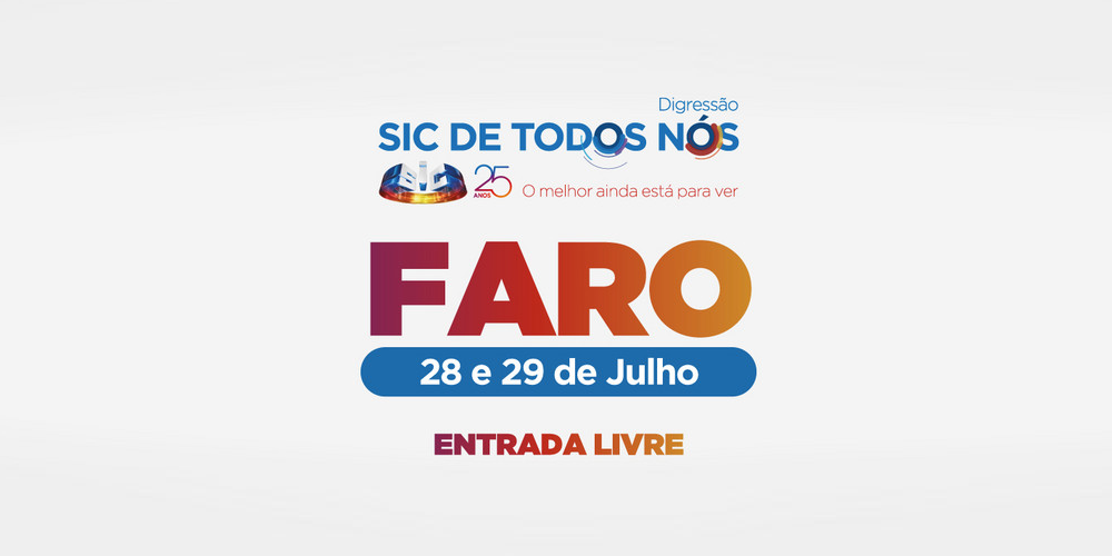  Faro: Conheça as caras que vão estar na digressão «SIC de Todos Nós»