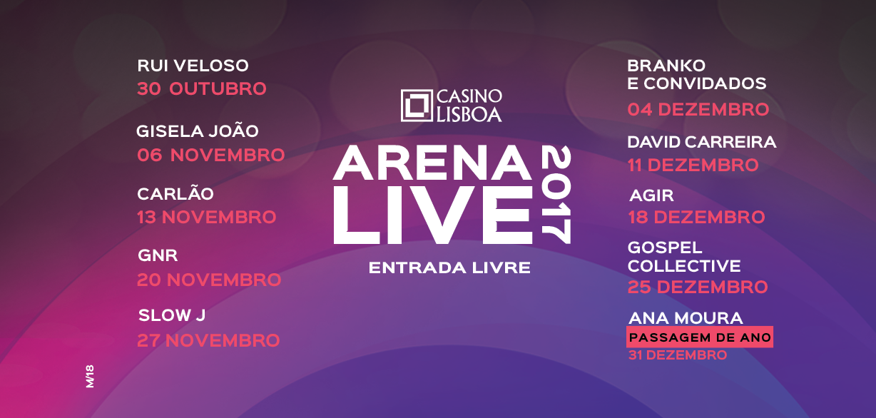 Arena Live 2017 Casino Lisboa