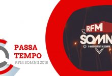  Passatempo «RFM Somnii 2018» | Participe e ganhe 1 bilhete diário