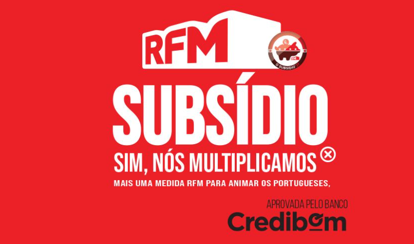  Conheça a iniciativa «Subsídio» da RFM