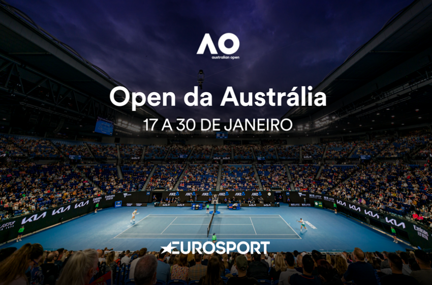  «Open da Austrália 2022» é emitido em exclusivo o Eurosport