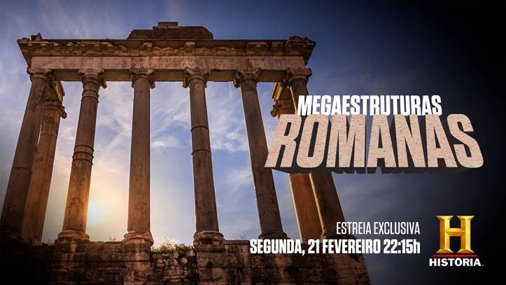  Canal História emite a minissérie «Megaestruturas Romanas»