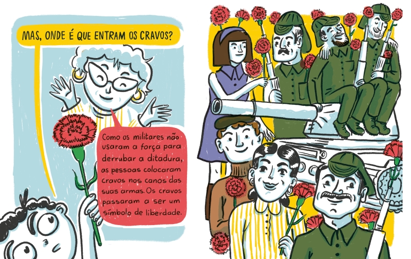  Ana Markl lança livro infantil sobre a Revolução dos Cravos