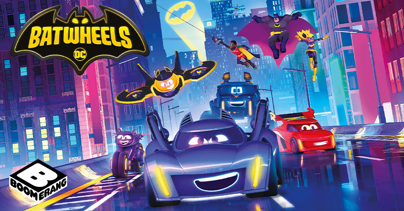  Boomerang estreia a série de animação «Batwheels»