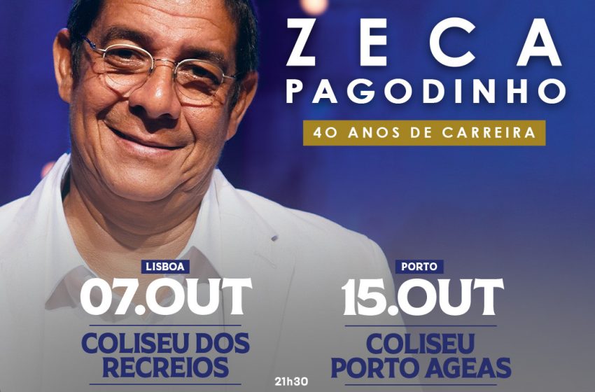  Zeca Pagodinho festeja 40 anos de carreira em Portugal