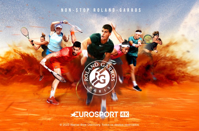  Eurosport irá emitir o Roland-Garros em 4K