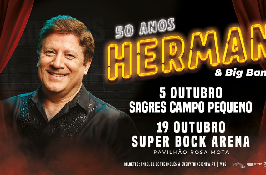  Herman José celebra 50 anos de carreira com dois concertos especiais