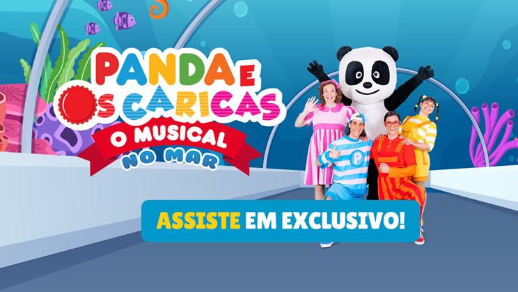  Musical «Panda e os Caricas no Mar» chega em exclusivo ao Panda Plus