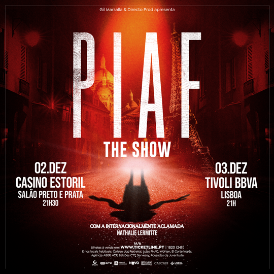  Digressão mundial de «Piaf! The Show» passa por Portugal