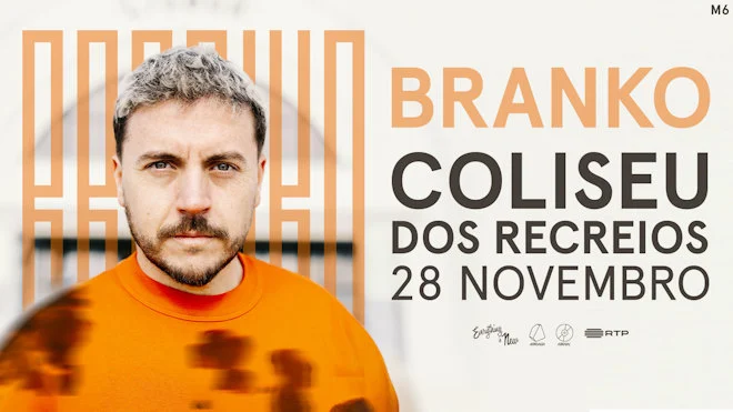  Branko anuncia concerto especial no Coliseu de Lisboa