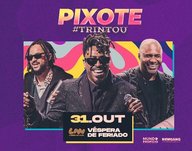  Pixote celebra 30 anos de carreira com concerto em Lisboa