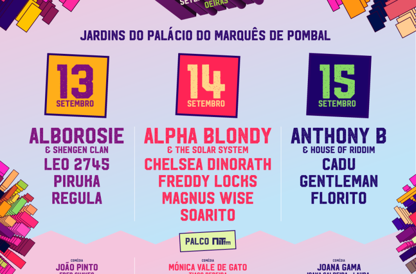  A.R.T. Music Festival muda-se para os Jardins do Palácio do Marquês de Pombal